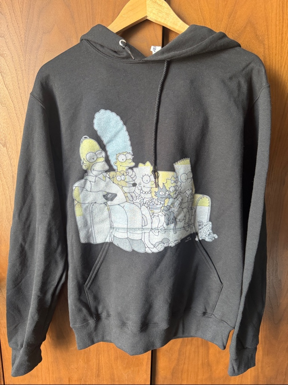 Black The Simpsons Graphic Hoodie - Unbranded